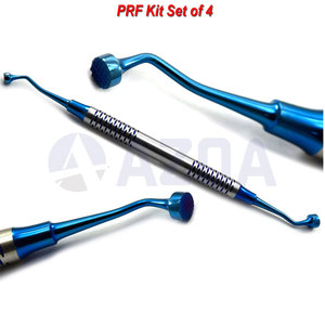 Kit PRF en acier inoxydable, ensemble de 4 instruments pour le fibrin riche en plaquettes, pour la préparation osseuse des implants dentaires et la chirurgie buccale - Product Image 5