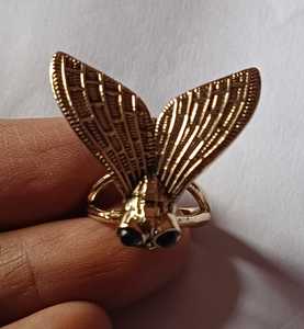 Bague en acier inoxydable pour femmes Bagues en pierre plaquée or par l'Inde - Product Image 1