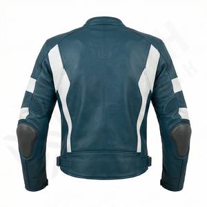 Veste de moto en cuir véritable pour homme de qualité supérieure, nouvelle arrivée, vestes de moto d'hiver, protections amovibles, personnalisables - Product Image 2