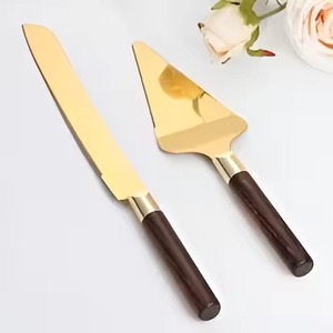 Banquet <b>Cake</b> Tool Set Metal <b>Cake</b> Knife and Server Stainless Steel <b>Slice</b> Server Party Tools - Product Image 6
