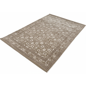 Tapis d'intérieur tissé à motif floral traditionnel pour salon, chambre à coucher, revêtement textile décoratif pour la maison - Product Image 1