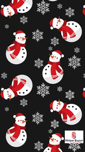 Tissu en polyester et coton imprimé floral de Noël personnalisé, respirant, tissé, textile de vacances, vêtements de sport, fabricant OEM ODM - Product Image 2