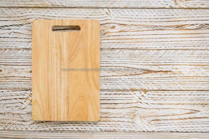 Bloque de corte de madera maciza duradero, amplio espacio para cada tarea culinaria - Product Image 2