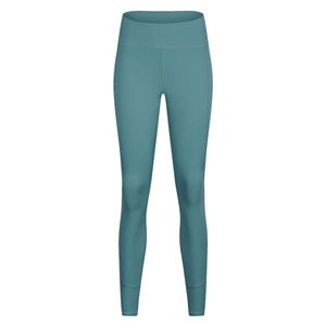 Legging de yoga simple pour femme, taille haute, sans couture, respirant, écologique, séchage rapide, effet push-up, compression, pour femme - Grande Vente - Product Image 6