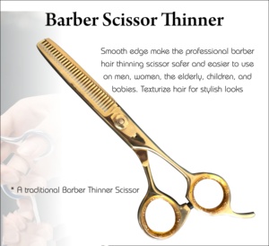 Kit de Coiffure GEM : Ciseaux à Lame Droite, Ciseaux à Effiler, Manche en Céramique, Peignes de Beauté, Logo Personnalisé - Product Image 4