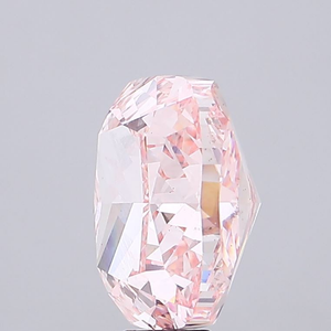 เพชรทรงคุชชั่นสีชมพูสดใส คุณภาพพรีเมียม เพชรเลี้ยงในห้องปฏิบัติการ ได้รับการรับรองจาก IGI เพชรเม็ดเดี่ยว ขัดเงาอย่างดี เหมาะสำหรับทำเครื่องประดับ - Product Image 5