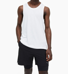 Camiseta sin Mangas Deportiva para Hombre, Transpirable, de Alta Calidad, Cuello Redondo, Diseño Liso, 100% Poliéster, Secado Rápido, para Verano, Venta al Por Mayor - Product Image 1