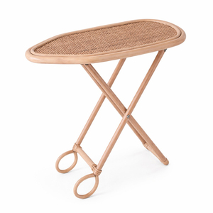 Rattan ironing board set hand-made pretend play iron toy top trending premium toys for kids - Product Image 1