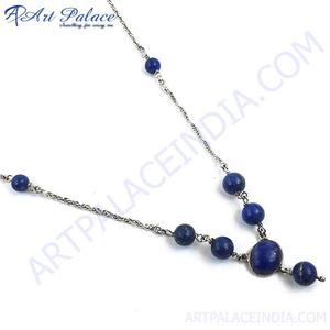 Latest Luxury Gemstone 925 <b>Sterling</b> <b>Silver</b> Fine <b>Pendant</b> <b>Necklace</b> - Product Image 1