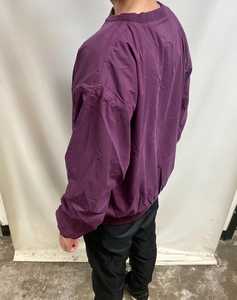 Sweat-shirt imperméable unisexe violet, léger, vêtements de sport avec poignets côtelés et design élégant pour hommes, sweats à capuche - Product Image 4