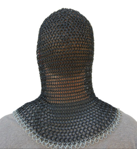 Capucha de Malla Metálica Medieval Hecha a Mano, Armadura de Acero para Caballero, Disfraz Templario, Listo para Batalla - Product Image 2