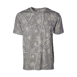 T-shirt à manches courtes pour homme, imprimé camouflage, coupe classique, col rond, jersey décontracté en coton - Product Image 6