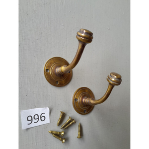 Full Brass Made Wall Mounted Hook Golden Wall Hook Home Bedroom Wall Decoration <b>Key</b> Holding Equipment Cloths Hanger Hook - Product Image 2