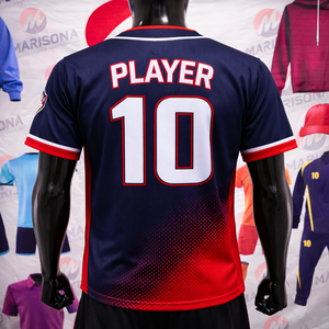 Maillot de baseball unisexe grande taille à séchage rapide, respirant, anti-humidité, 100 % polyester, personnalisable par sublimation - Product Image 2