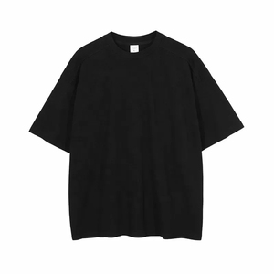 T-shirt Homme Personnalisé avec Logo, 300g, en Coton Épais Effet Vieilli, Délavé à l'Acide, Coupe Classique, Écologique et Respirant - Product Image 2