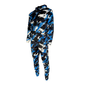 Ensemble de survêtement camouflage personnalisé : sweat à capuche et pantalon de jogging assortis, tenue de sport décontractée deux pièces style streetwear - Product Image 1