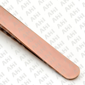 Pinces à cils en acier inoxydable durables de couleur personnalisée, pinces à cils en acier inoxydable avec étiquette privée personnalisée - Product Image 3