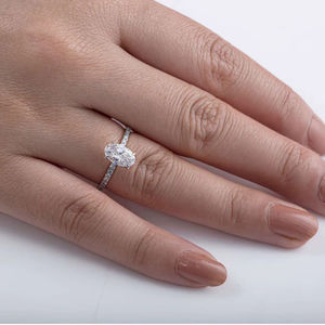 Bague en or 18 carats pour femme Lax Diore Jewels, diamant taille ovale certifié IGI, 1,810 carats, bijoux de luxe pour anniversaire, remise de diplôme - Product Image 2