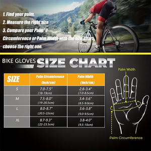 Guantes de Ciclismo Deportivos Unisex de la Mejor Calidad, Medios Dedos, Protección UV, Antideslizantes, Térmicos, Transpirables, de Poliéster - Product Image 6