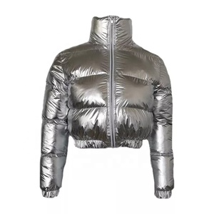 ปรับแต่งโลโก้2021ฤดูหนาวสุภาพสตรีติดตั้งหนาเสื้อสั้นเสื้อกันหนาวเสื้อกันหนาวผู้หญิงแจ็คเก็ต - Product Image 1