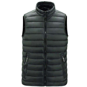 Gilet matelassé personnalisé en nylon Ripstop avec poches zippées pour les marques de streetwear - Product Image 5