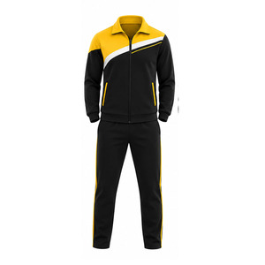 Ensemble de survêtement personnalisé pour hommes, veste et pantalon de sport pour l'entraînement au football, fabrication OEM ODM, vente en gros, fabricant de vêtements de sport, exportation - Product Image 1