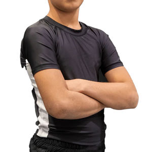 ชุดเสื้อและกางเกง MMA สำหรับผู้ใหญ่แบบสั่งทำพิเศษ พร้อมลายพิมพ์แบบ Heat-Transfer สำหรับ BJJ Rash Guard Grappling NO GI ชุดต่อสู้ ผลิตโดย OEM - Product Image 5