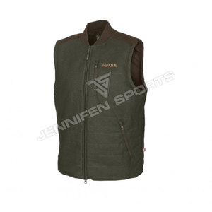 เสื้อกั๊กสำหรับล่าสัตว์ Harkila ผ้าขนสัตว์ 100% กันน้ำ ระบายอากาศได้ดี ไซส์ใหญ่พิเศษ สำหรับใช้งานกลางแจ้ง คอเสื้อแบบคอกลม ขายส่ง MOQ ต่ำ - Product Image 1