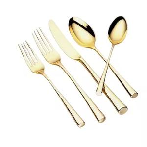 Ensemble de couverts en acier inoxydable robuste pour la restauration, vaisselle résistante pour la cuisine commerciale - Product Image 1