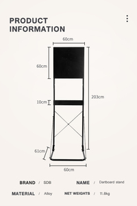 Cible de fléchettes personnalisée sans MOQ, support de cible de fléchettes de haute qualité - Product Image 5