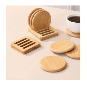 Wooden Tabletop Coaster Smooth Polished Wooden Coaster For Homes And Restaurant - Product Image 2