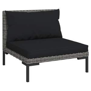 Conjunto de Muebles de Jardín Color Gris Oscuro - Product Image 3
