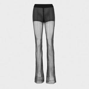 Trendy Pants 2022 Summer Outfits men Mesh Skinny Stretch Leggings Women Clothing Women'S Pants & <b>Trousers</b> - Product Image 2