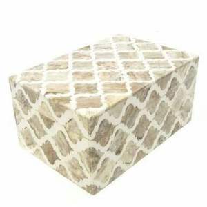 Black White 3D Illusion Handmade Inlay Resin MDF Customized Shape Jewelry <b>Keepsake</b> <b>Box</b> for Gifts Trinkets Home Decor Storage - Product Image 2