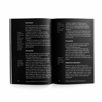 Impression de brochures promotionnelles directes d'usine avec finition sur mesure pour le marketing de marque