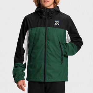 Chaqueta casual transpirable y cortavientos de tela suave con cremallera, impermeable y a prueba de viento para hombre, de calidad económica y personalizable. - Product Image 1