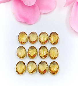 Citrine jaune facettée de qualité AAA, pierre précieuse ovale 14x10 mm, pierre naturelle pour la création de bijoux, cristal de guérison, prix de gros - Product Image 2