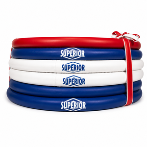 Fundas para Cuerdas de Ring de Boxeo en Colores Azul, Blanco y Rojo, Personalizables, Última Tendencia, Mejor Proveedor - Product Image 1