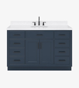 Custom Timothy 54 Inch Bathroom <b>Vanity</b> Cabinet Single Sink Cabinet Only 9 Finish Options Factory Direct Vietnam - Product Image 1