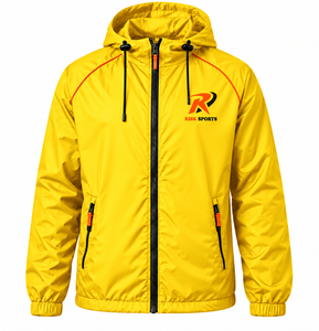 Chaqueta de Seguridad para Motocicleta con Capucha Amarilla, Reflectante, Impermeable, Transpirable, con Cremallera, para Ciclismo, Running y Actividades al Aire Libre, Unisex - Product Image 4