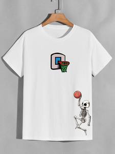 T-shirt unisexe en polyester/coton 425 GSM, coupe droite, style urbain, confortable, design ample et oversize, protection anti-UV sur le devant - Product Image 4