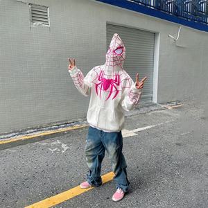 เสื้อฮู้ดดี้สไปเดอร์สไตล์สตรีทแวร์พร้อมโลโก้สั่งทำพิเศษ เสื้อสเวตเชิ้ตลำลองมีกระเป๋า เสื้อฮู้ดดี้ผู้ชายแบบสวมหัว ผลิตในประเทศปากีสถาน - Product Image 3