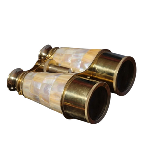 Télescope Nautique Vintage en Laiton Ancien avec Nacre, Jumelles Haute Puissance, Jumelles d'Espionnage pour la Marine, la Chasse et l'Observation des Oiseaux - Product Image 1