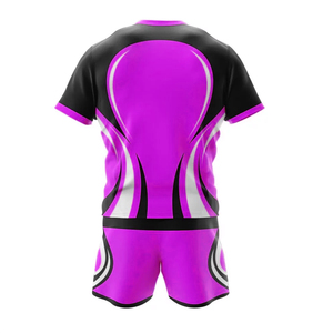 Premium Quality Custom Made Men's Rugby Uniform Pakistan Made Wholesale Sets for Team Wear - Product Image 2