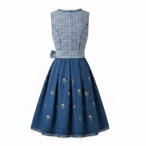 Robe Dirndl Allemande Personnalisée de Qualité Supérieure, Costume Traditionnel Bavarois Brodé Exquis pour l'Oktoberfest, Vêtements Midi Traditionnels pour Femmes en Gros - Product Image 2