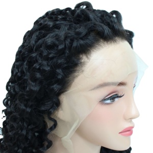 Vente en gros HD pleine dentelle perruque avant pour les femmes 613 cheveux vierges court Texture profonde 13x6 dentelle taille sans colle - Product Image 3