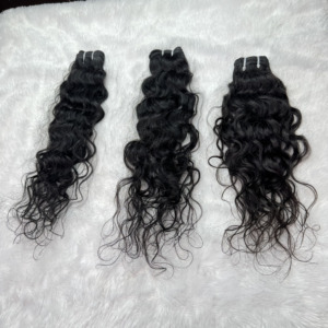 Natural <b>curly</b> hair <b>extension</b> Machine Weft <b>Curly</b> Hair <b>Extensions</b> single donner hair long lasting - Product Image 2