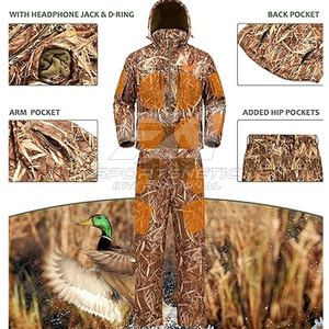 Tenue de chasse haut de gamme pour l'extérieur avec tissu résistant, idéale pour l'aventure - Product Image 6