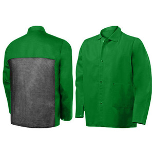 Veste de soudeur en cuir de vachette pleine fleur haute performance, protection industrielle résistante à la chaleur et aux étincelles pour soudeurs - Product Image 5