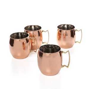 Whole Supplier Retro Copper Moscow Mule <b>Mug</b> Hammered Finish <b>Metal</b> Tea Coffee Cup Gift Best Price Supplier - Product Image 6